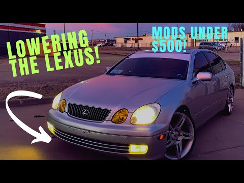 LOWER YOUR CAR FOR CHEAP!(2020) (Lexus Gs300)