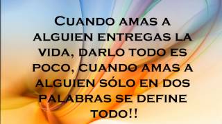 Noel Schajris - Cuando amas a alguien (letra)