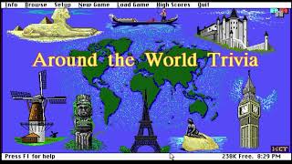 Around the World Trivia for DOS