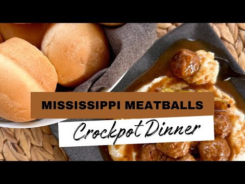 Crockpot Dinner-Mississippi Meatballs