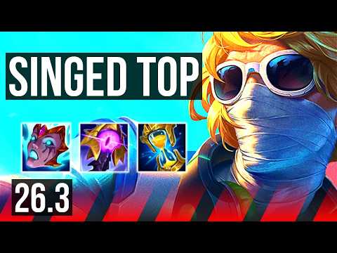 SINGED vs ZAAHEN (TOP) | 39K damage | KR Grandmaster | 26.3