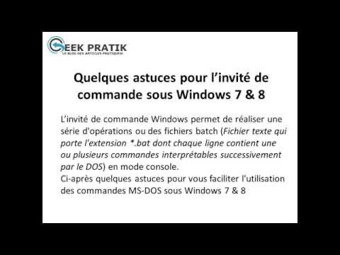 comment ouvrir ms dos sous windows 8