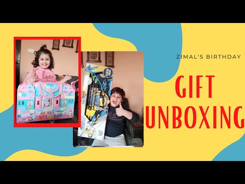 Gift Unboxing | Zimal's Birthday | Toys Unboxing |