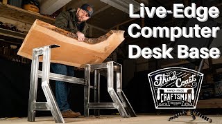 Steel Computer Desk Base | Welding & Metal Work How To