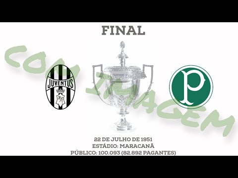 Palmeiras x Juventus - Final do Mundial 1951 - Melhores Momentos