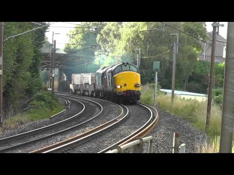 37610/37608 6k73 Sellafield - Crewe flasks, 13th August 2014 TOP THRASH !!
