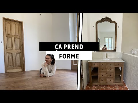 GROS CHANGEMENT : ON POSE LE PARQUET ET ON MEUBLE LA SALLE DE BAIN | Renovação do Vlog EP43