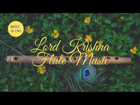Lord Krishna Playing Flute In Vrindavan || Relaxing Music...!! || Krishna Theme