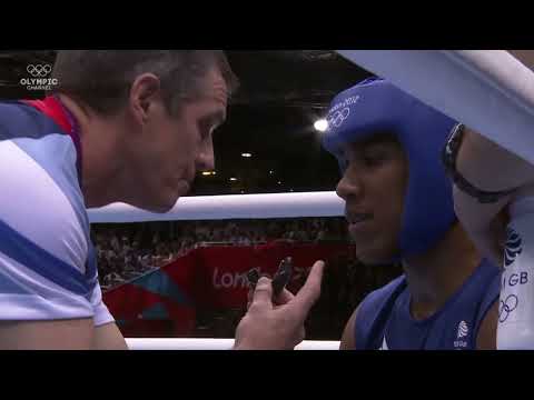 Anthony Joshua vs Zhilei Zhang Amateur Bout || AJ drops Zhang #boxing #anthonyjoshua #zhileizhang