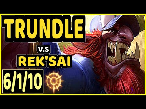 KIREI (TRUNDLE) vs REK'SAI - 6/1/10 KDA JUNGLE CHALLENGER GAMEPLAY - EUW