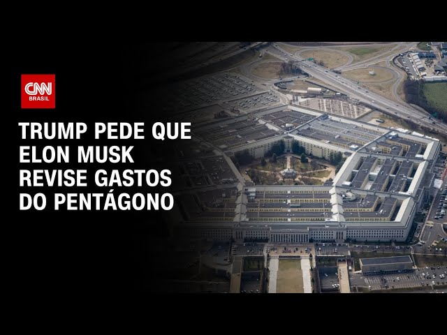 Trump pede que Elon Musk revise gastos do Pentágono | CNN ARENA