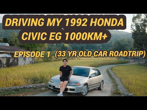 I DROVE MY '92 HONDA CIVIC EG FROM MANILA TO BAGUIO (1000KM+) ⛰ | EPISODE 1