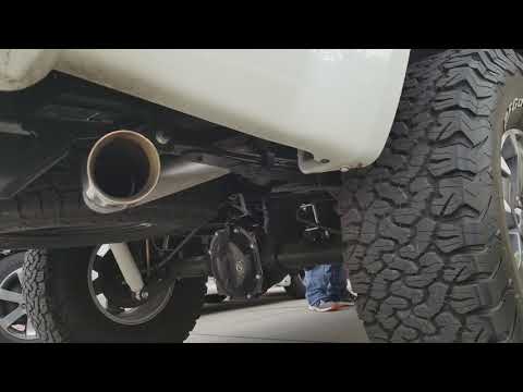 Flowmaster Delta Flow 50 series muffler on a 2016 Desert Runner Nissan Frontier
