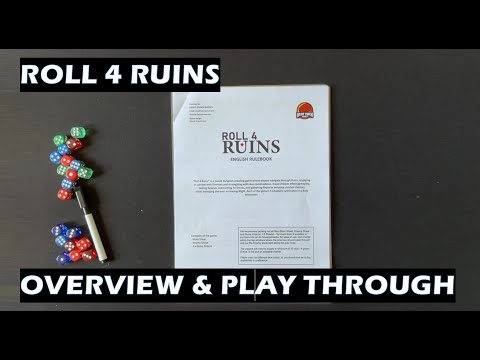 Roll 4 Ruins Board Game Preview Play Through