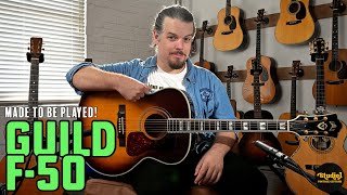 Video thumbnail for Guild F-50 - A Jumbo to love | Nick Brightwell presents by Studio 1 Vintage Guitars