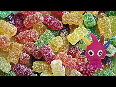 Babblarna i godisaffären - Lär dig färger för barn med godis på svenska - Lek med Babblarna