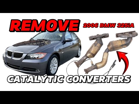 DIY How to Remove Catalytic Converters 2006 BMW 325i