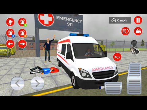 American Emergency Ambulance Rescue Driving Simulator - Android Gameplay