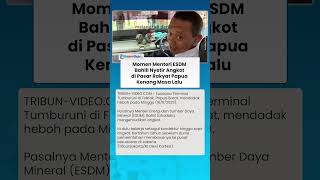 Kenang Masa Lalu! Momen Menteri ESDM Bahlil Nyetir Angkot di Pasar Rakyat Tumburuni Papua Barat