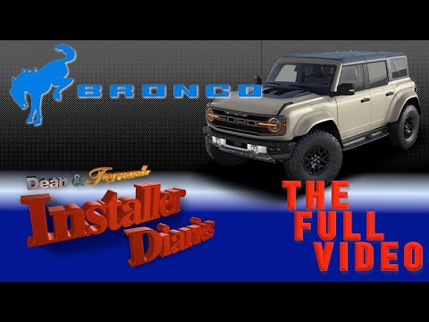 Bronco with B&O full car stereo install