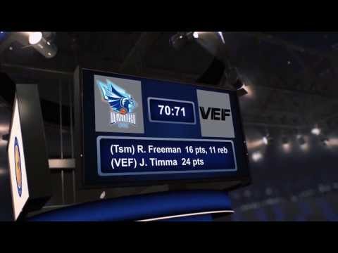 2014-10-25: Цмоки-Минск vs. VEF - Лучшие Моменты