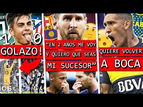GOLAZO de DYBALA al ATLÉTICO MADRID+ La CONFESIÓN de MESSI a NEYMAR+ CENTURIÓN quiere VOLVER a BOCA