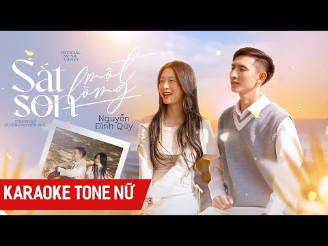 Sắt Son Một Lòng - Karaoke Beat Tone Nữ | Nguyễn Đình Quý