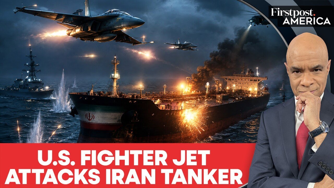ON CAM: US Fires on Iranian Tanker Trying to Breach Naval Blockade  | Firstpost America | N18G