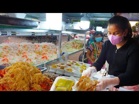 Evening Street Food @ Toul TumPoung  - Popular Desserts And Sweet For Sales In Phnom Penh