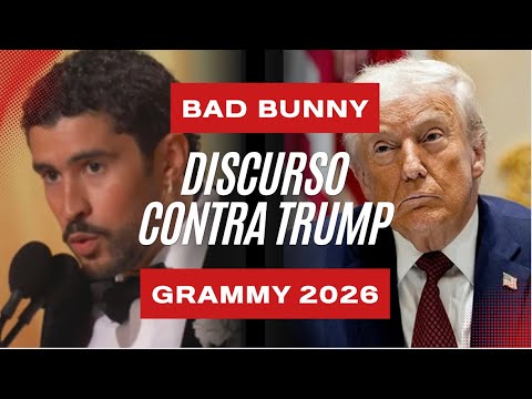 Bad Bunny critica a ICE en los Grammy y gana Álbum del Año con “Debí tirar más fotos”