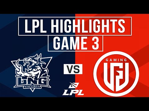 LNG vs LGD Highlights Game 3 | LPL 2026 Split 1 | LNG Esports vs LGD Gaming