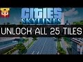 Cities Skyline - How to Unlock ALL 25 Tiles Mod ...