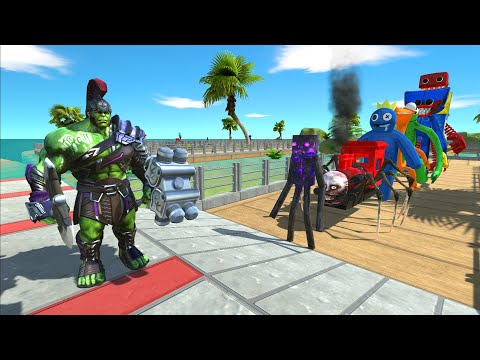 Hulk Warrior vs Creepy Monster Oasis Death Run - ARBS