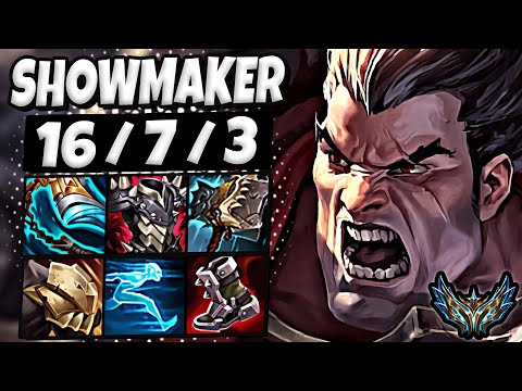 DK ShowMaker Darius vs Renekton [ TOP ] Patch 13.20 Korea Challenger ✅
