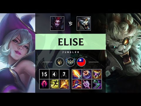 Elise Jungle vs Rengar - TW Challenger Patch 25.20