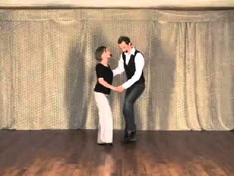 Beginner Lindy Hop 1 - Rhythm & Footwork - Lindy Hop Dance Lesson, Jaya Dorf, Michael Gamble #772