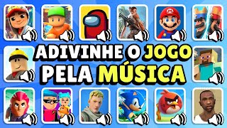 🔊🎶 ADIVINHE O JOGO PELA MÚSICA ou SOM 🔊🎶 Geek Quiz