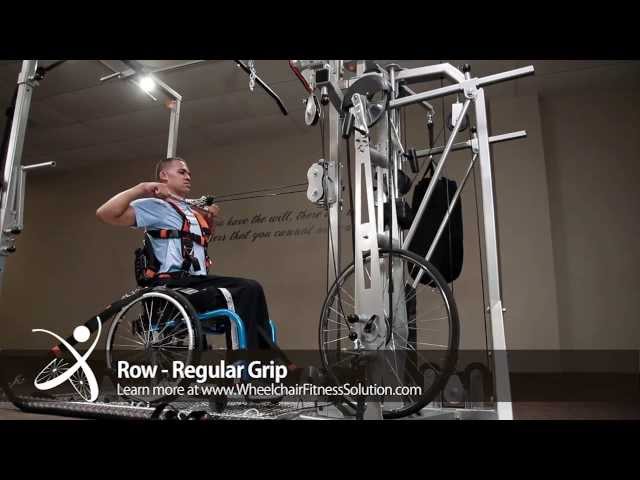 Wheelchair Fitness Solution | Exercise: Row – Regular Grip (22 of 40)