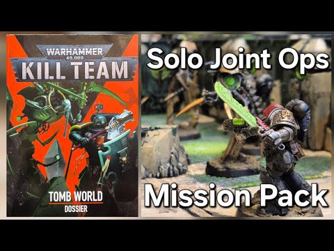 Review of Tombworld solo Joint ops Mission pack dossier Kill Team Warhammer 40k