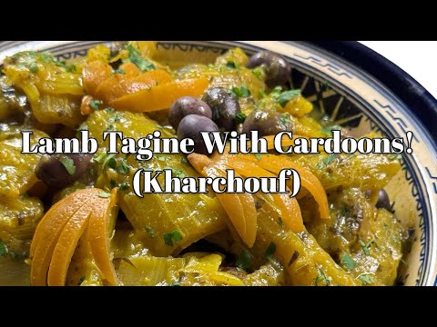 The BEST Moroccan Lamb Tagine With Cardoons Recipe! Tagine Kharchouf!