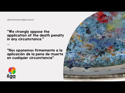 HRC52 | "We strongly oppose the application of the death penalty in any circumstance"