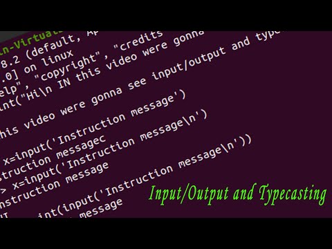 Inputoutput And Typecasting Python Programming For Beginners