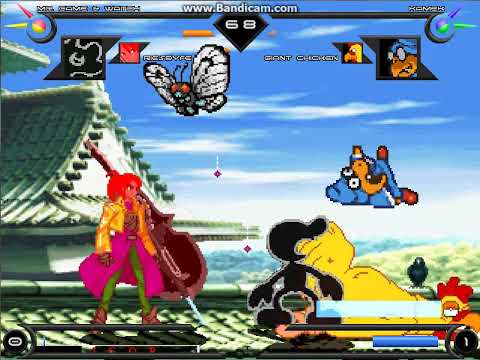 Mugen Mr Game & Watch and Riesbyef vs Kamek and Giant Chicken