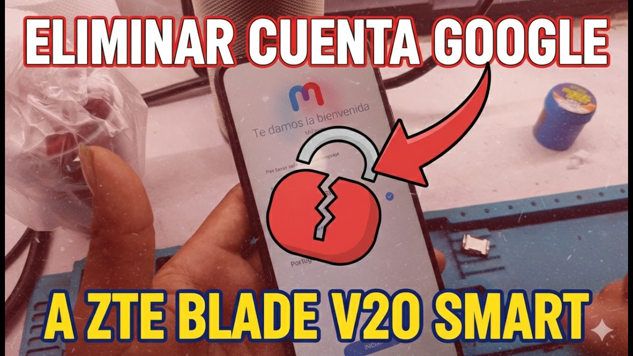 ELIMINAR CUENTA GOOGLE ZTE BLADE V20 SMART (FRP Bypass) | Sin PC - Método 2026