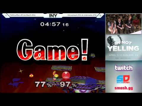 INY Day 1 - Teams - Winner Semifinals: TSM|Leffen & MacD vs Shroomed & [A]rmada