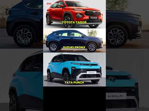 Toyota Taisor vs Suzuki Fronx vs Tata Punch