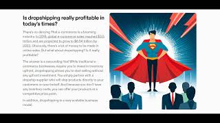 Is Dropshipping Profitable in Today's Times? - Wholesale2B Dropshipping Course #4
