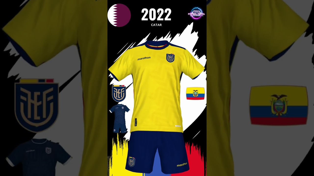 Uniformes de Ecuador en las Copas del Mundo