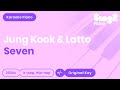 Jung Kook & Latto - Seven (Karaoke Piano)
