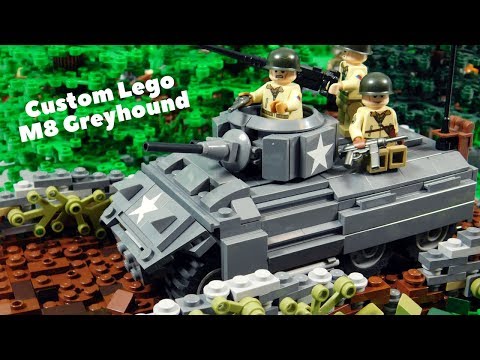 Custom Lego M8 Greyhound